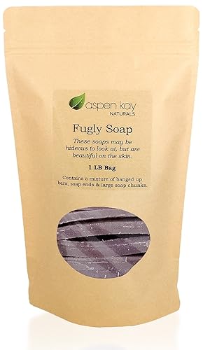 Aspen Kay Naturals Fugly Soap 1Lb - Lavender & Goats Milk Natural Organic Soap Chunks