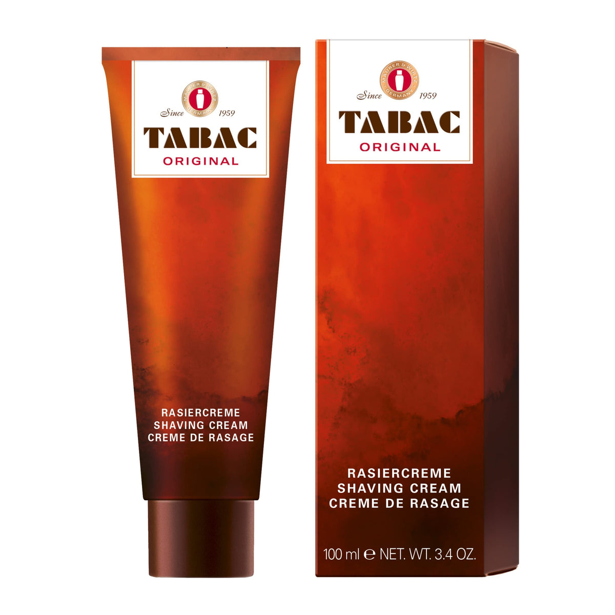 Tabac Original Shaving Cream For Men, 3.4 Oz - Citrus & Lavender Scent, 1 Count