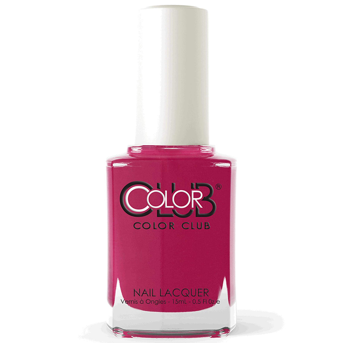 Color Club Nail Lacquer - Swipe Left, Reddish-Pink, 0.5 Fl Oz, Long-Lasting Polish