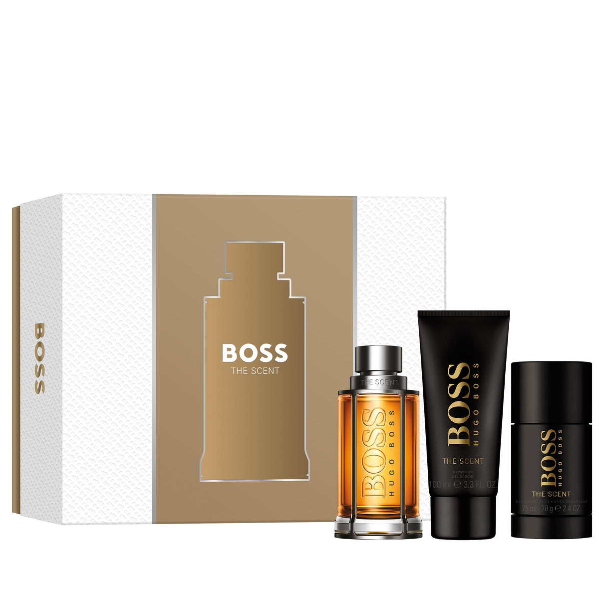 Hugo Boss Men'S 3-Pc. The Scent Eau De Toilette Gift Set - 9 Fl Oz