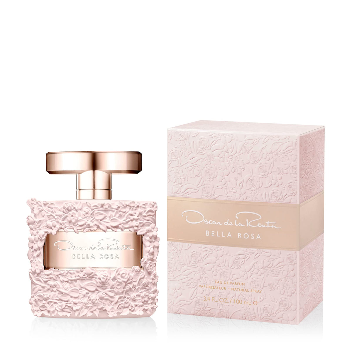 Oscar De La Renta Bella Rosa Eau De Parfum 3.4 Fl Oz - Luxury Floral Fragrance for Women