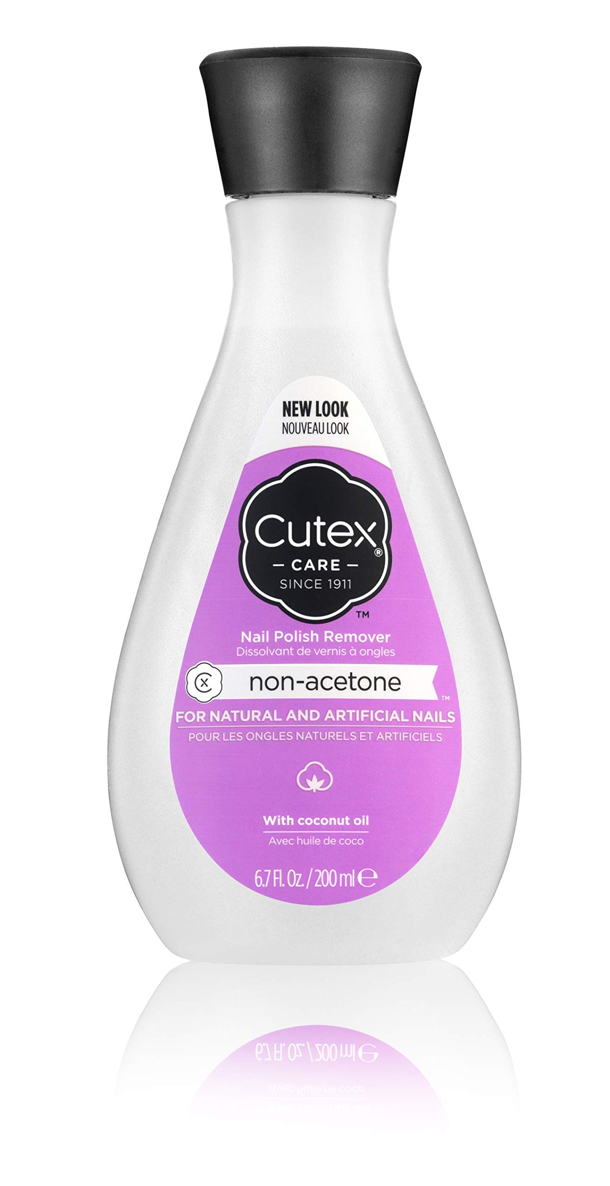 Cutex Non-Acetone Nail Polish Remover, 6.7 Fl Oz - Gentle Formula For Healthy Nails