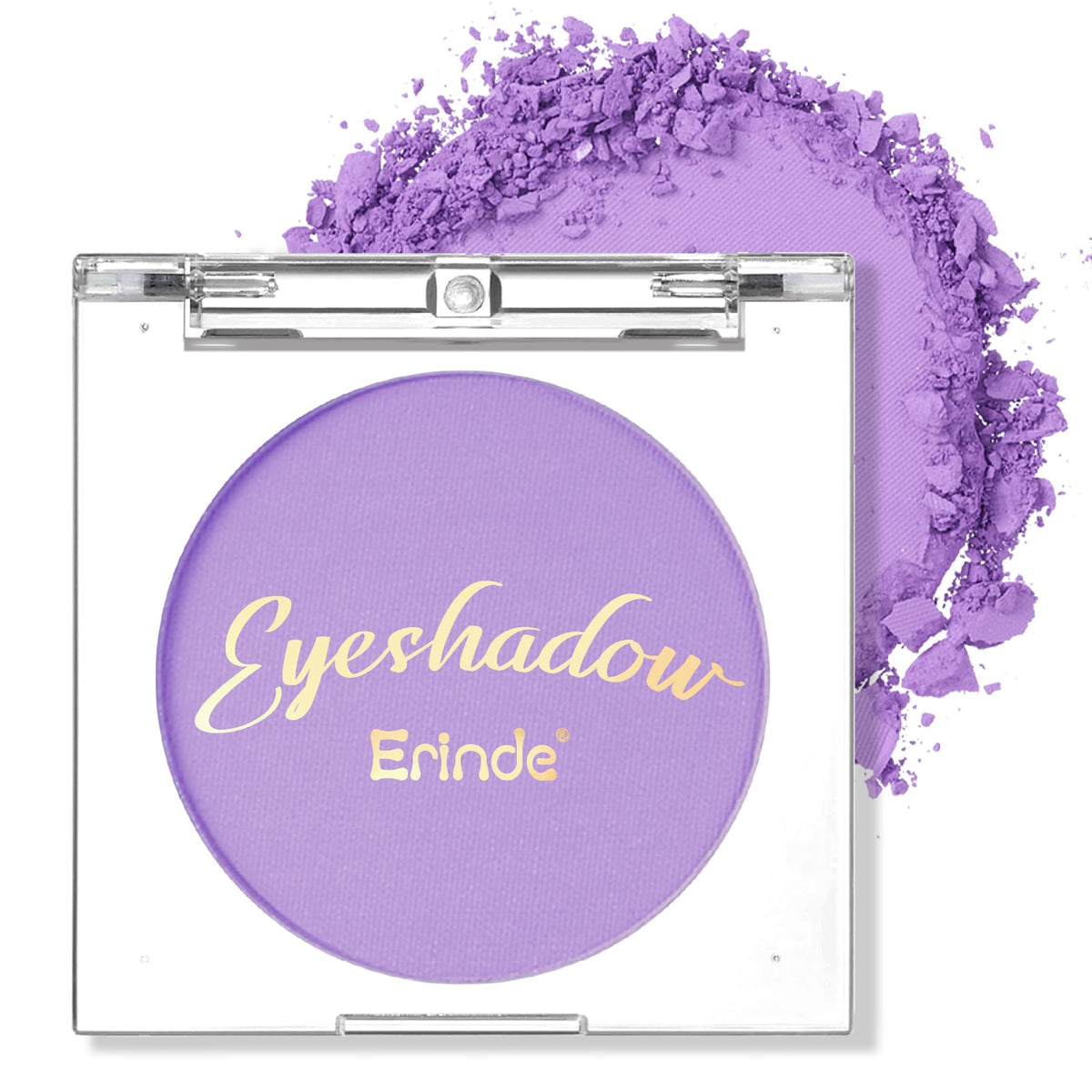 Erinde Purple Matte Eyeshadow Palette - Long-Lasting, Ultra-Blendable Vegan Makeup, 0.81 Oz