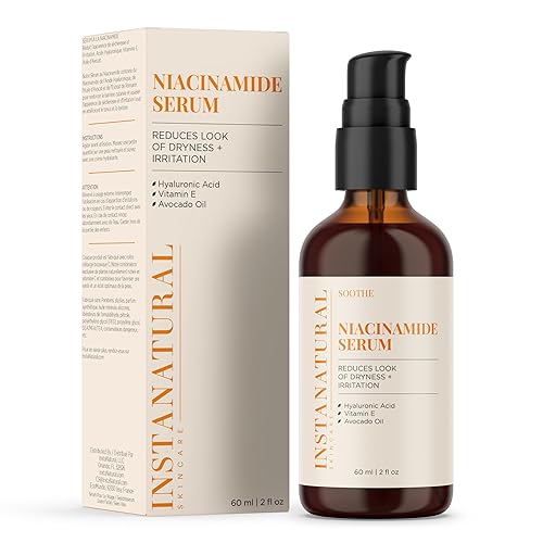 Instanatural Niacinamide Face Serum With Hyaluronic Acid & Vitamin E, 2 Fl Oz - Anti-Aging Hydration