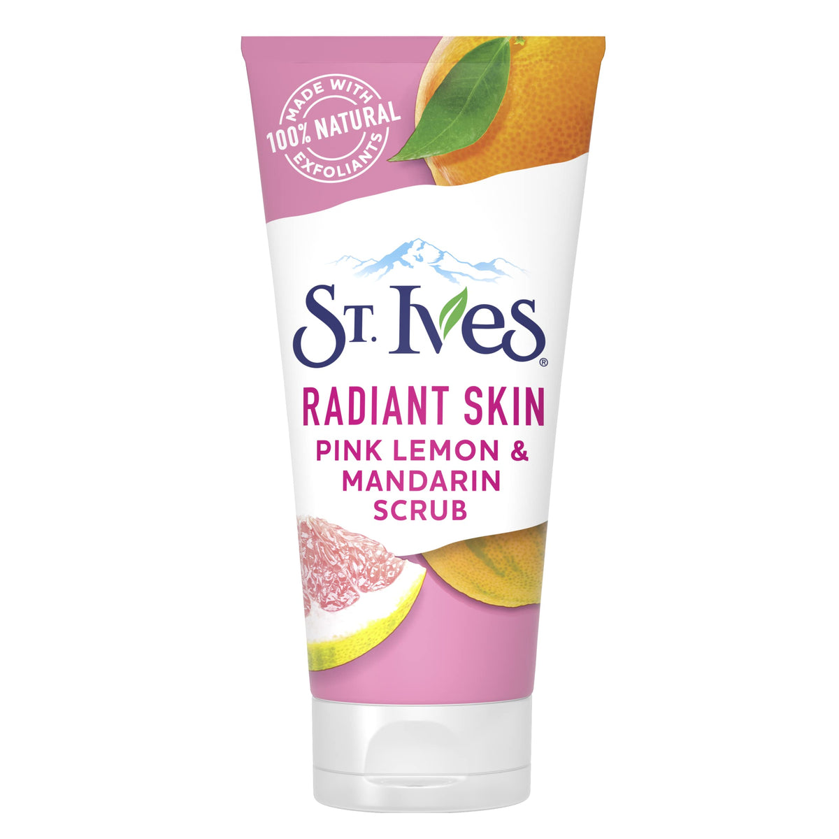 St Ives Radiant Skin Pink Lemon & Orange Scrub 150Ml - Exfoliating Facial Cleanser