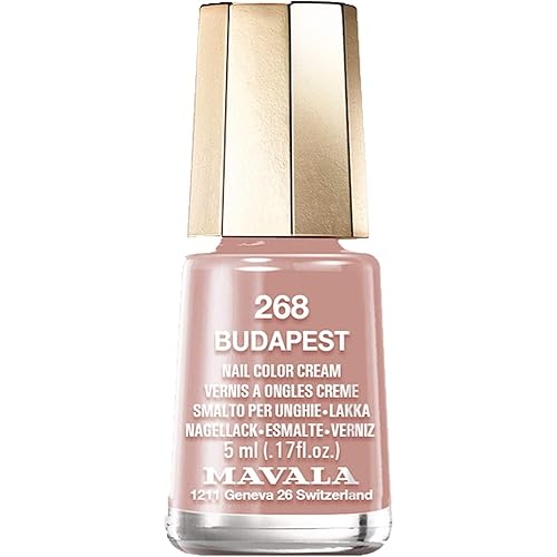 Mavala Pink Nail Polish 268 Budapest - 5Ml 1 Count, Long-Lasting Formula