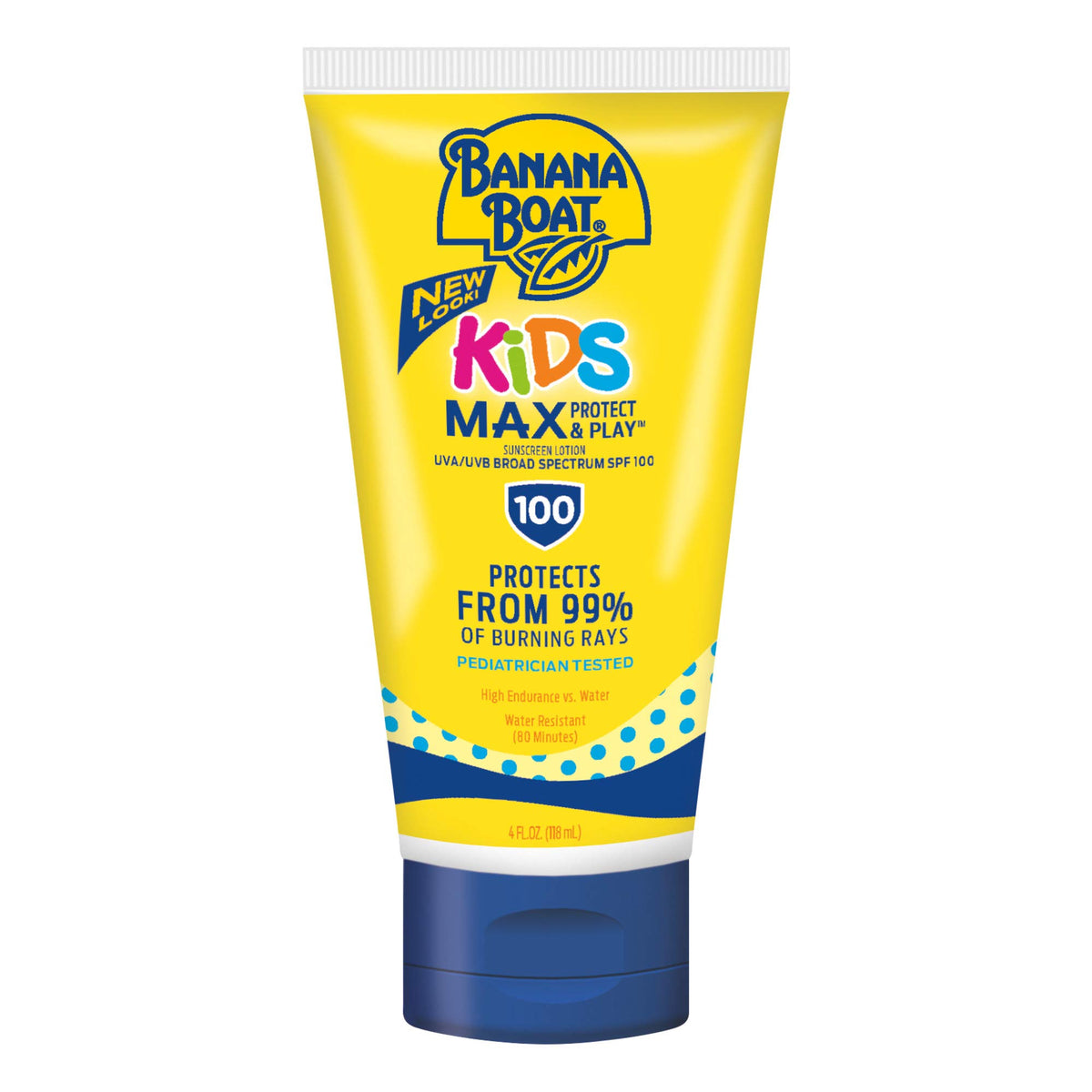 Banana Boat Kids Spf 100 Sunscreen Lotion, 4Oz - Water Resistant, High Protection Sunblock