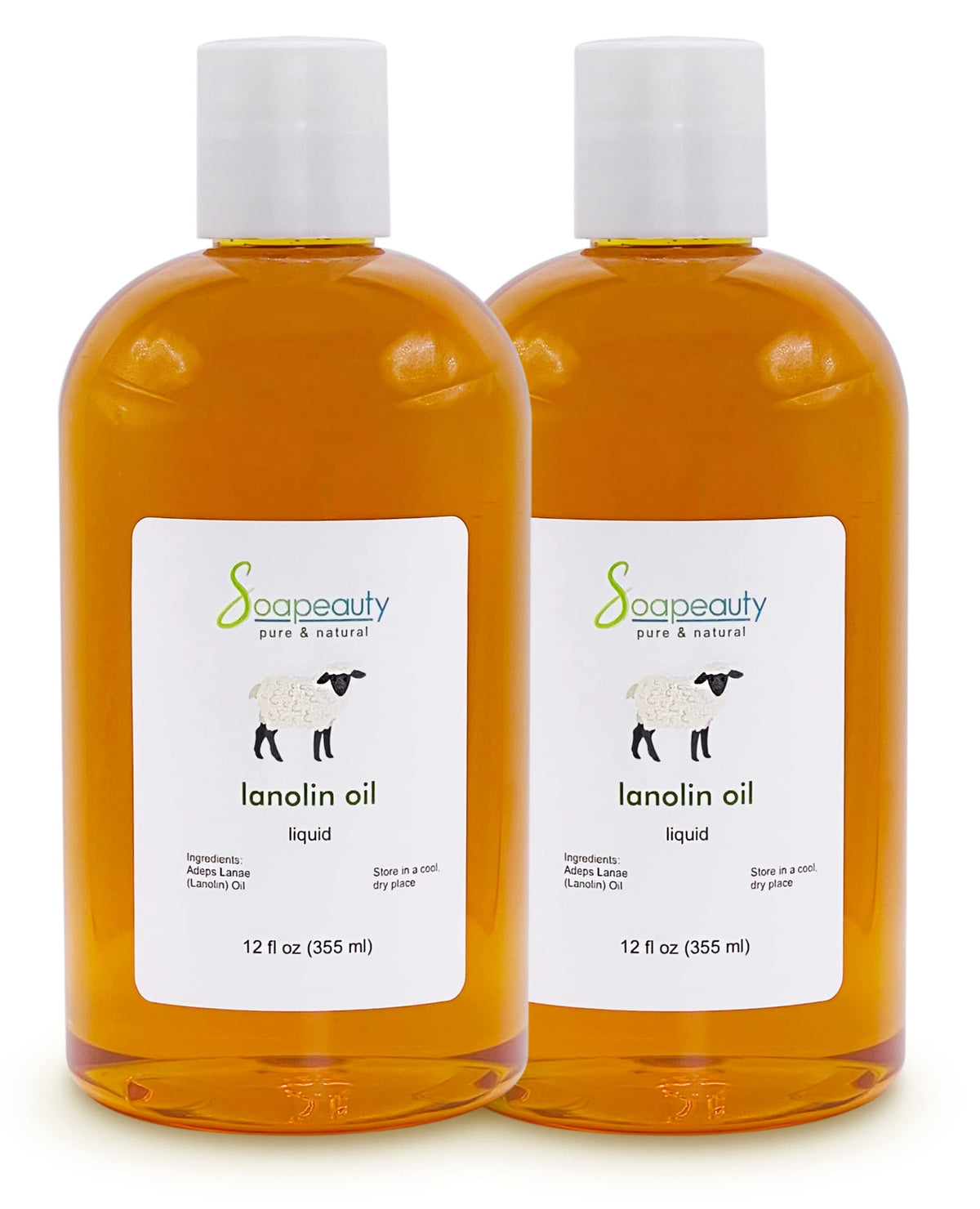 Soapeauty LANOLIN OIL Cold Pressed Unrefined - Natural Moisturizer for Skin, Hair & Soap Making