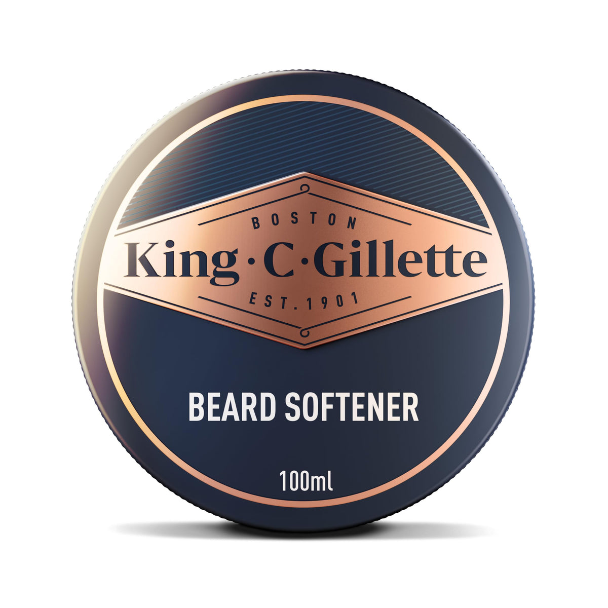 King C. Gillette Soft Beard Balm, Deep Conditioning With Cocoa Butter & Argan Oil, 3.4 Oz