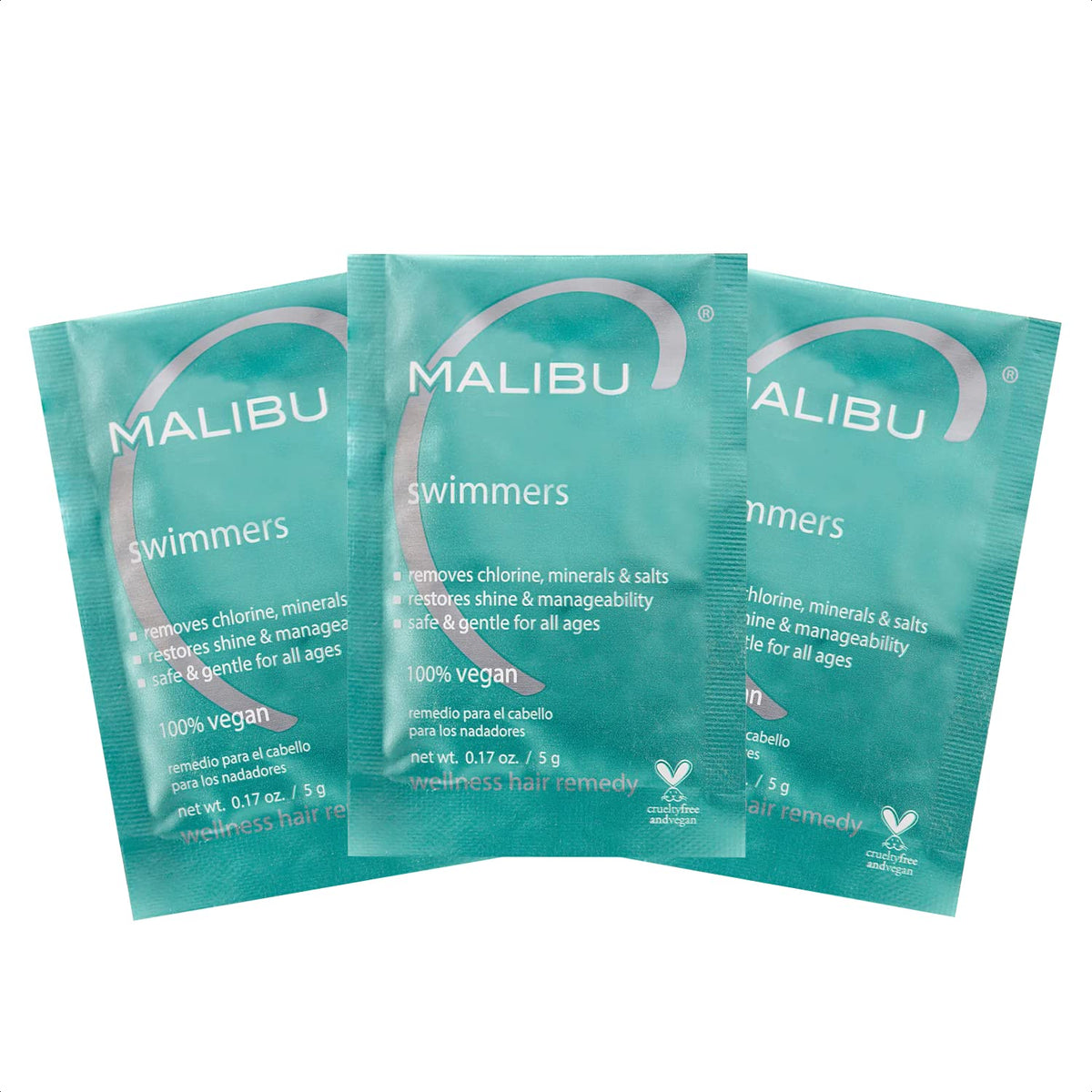 Malibu C Swimmers Wellness Remedy - Restoring Hair Care With Vitamin C, 3 Packets