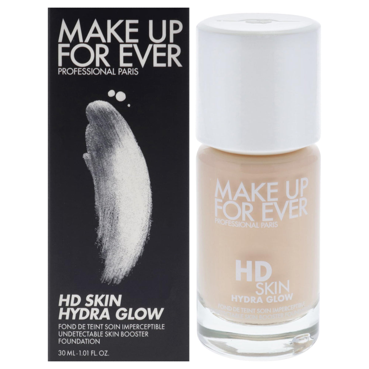 Make Up For Ever Hd Skin Hydra Glow Foundation - 1Y04 Warm Alabaster, 1 Oz