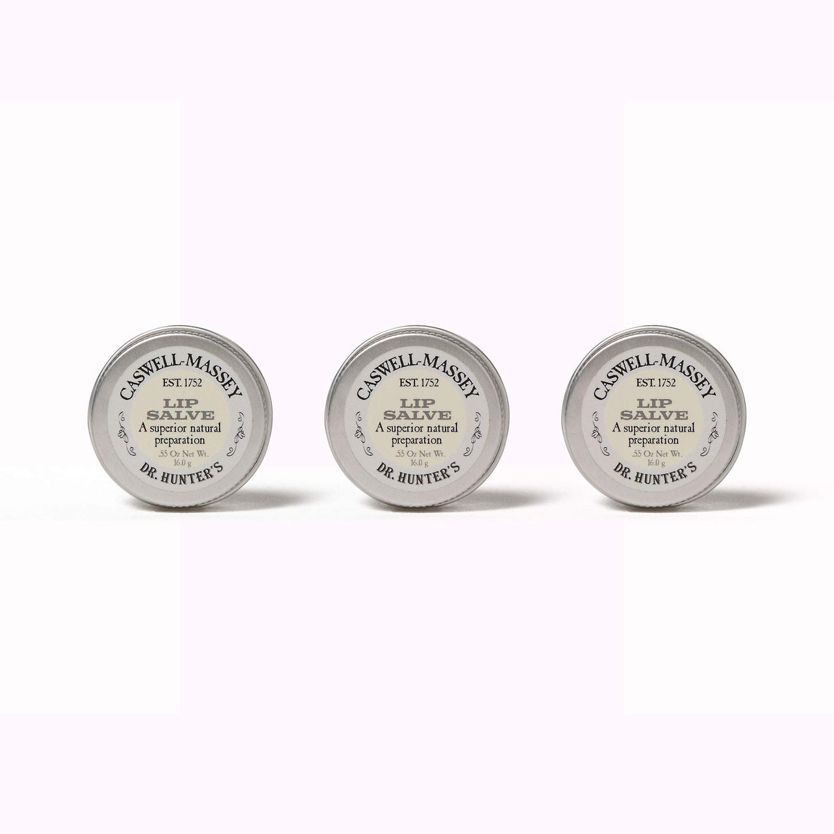 Caswell-Massey Dr. Hunter’S Lip Salve - Natural Lip Balm For Dry, Cracked Lips - 0.55 Oz