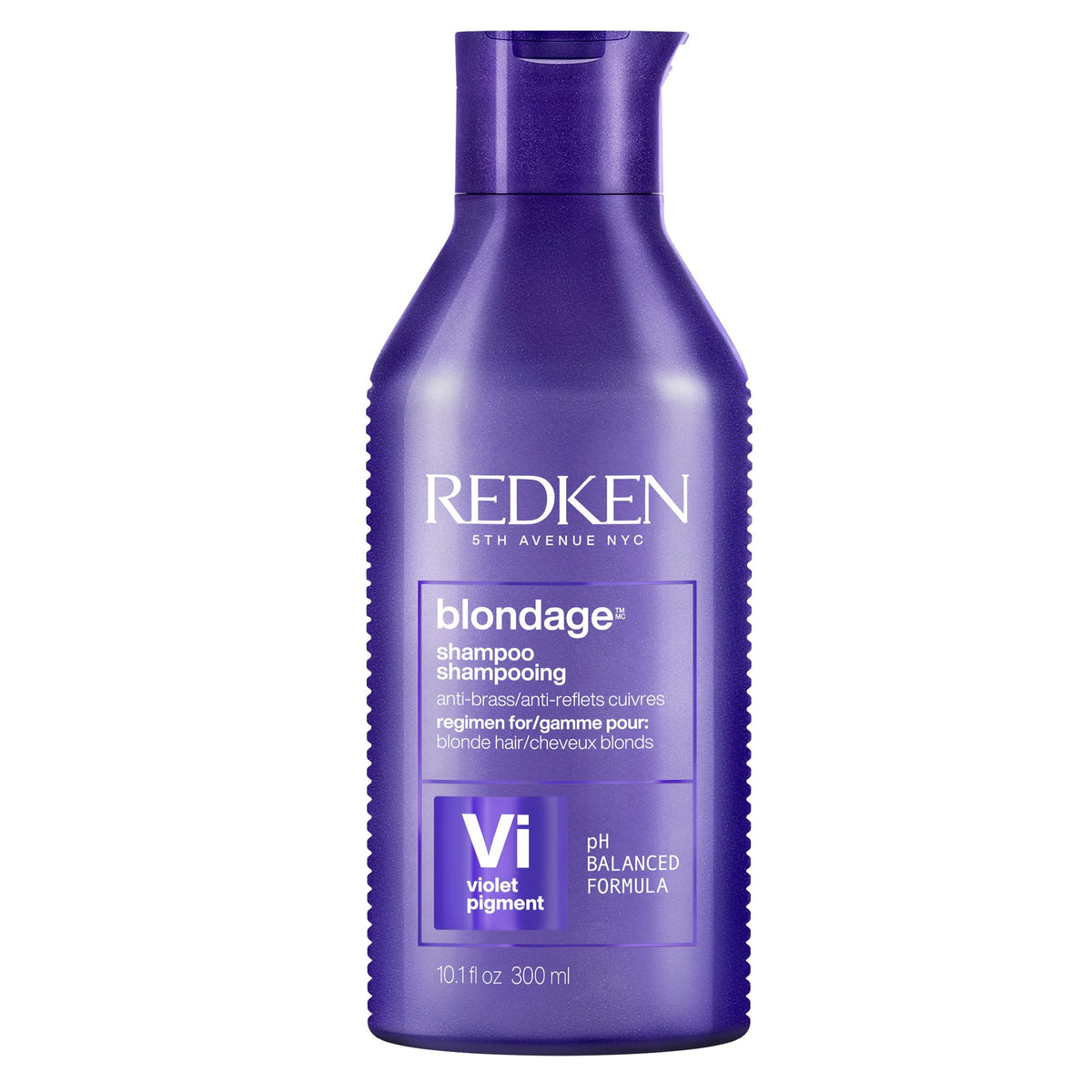 Redken Purple Shampoo with Violet Pigment  Blonde Hair Toner  Color Depositing Formula  101 floz