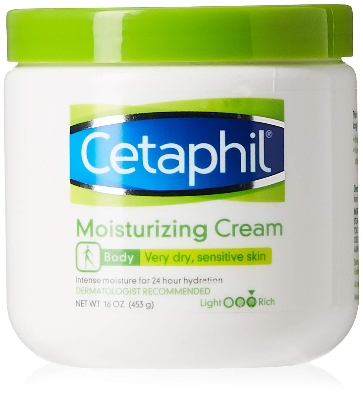 Cetaphil Moisturizing Cream 16Oz (3-Pack) - Hydrating Body Cream For Dry, Sensitive Skin