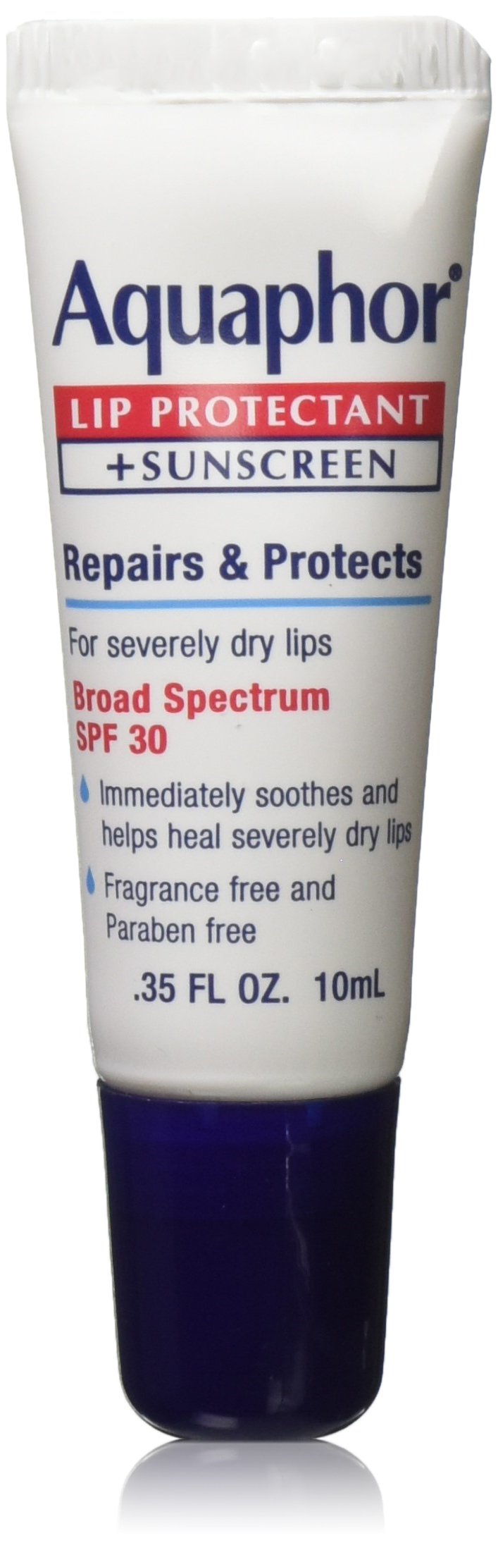 Aquaphor Lip Protectant Plus Sunscreen Spf 30, 0.35 Oz, Pack Of 3 - Moisturizing Lip