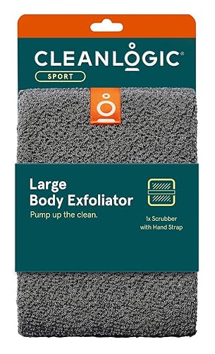 Clean Logic Men'S Exfoliating Body Scrubber - 2 Pack, Gentle Skin Exfoliation