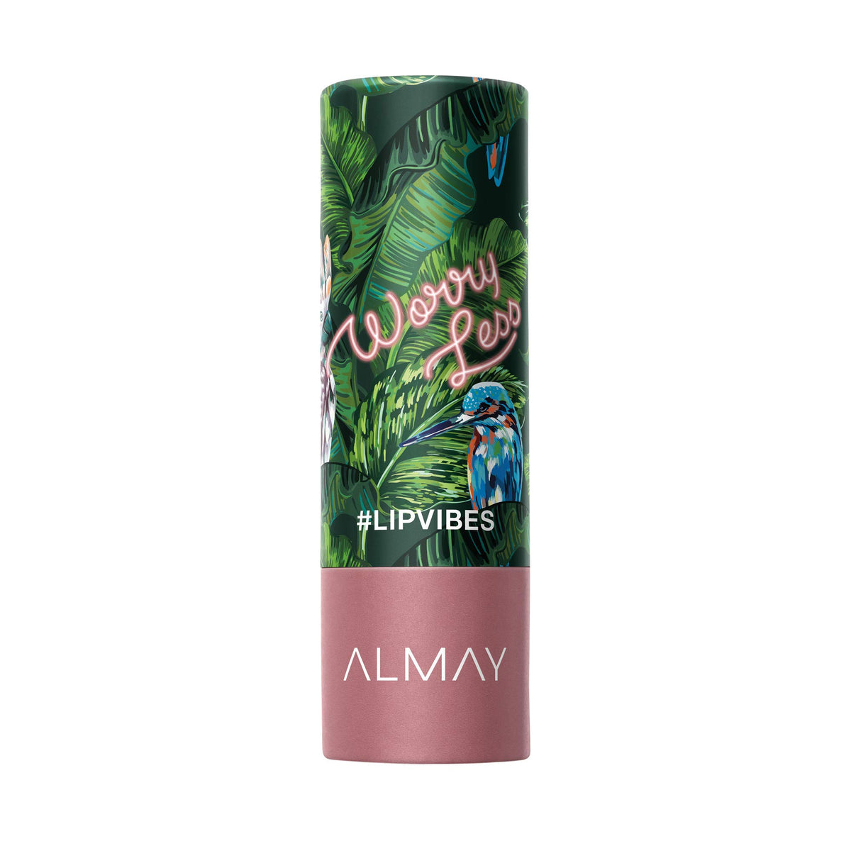 Almay Lip Vibes Lipstick, Matte Finish, Hypoallergenic, Vitamin E & Shea Butter, 0.14 Oz, W