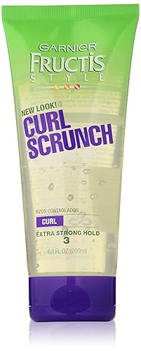 Garnier Fructis Curl Scrunch Gel, 6.8 Oz – Defines Curls, Adds Shine, Frizz Control