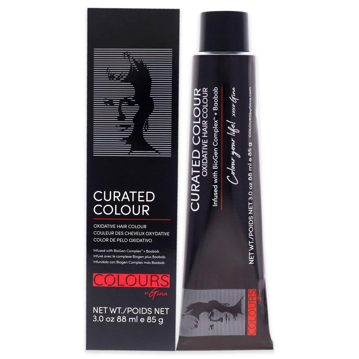 Colours By Gina Curated Colour  818B Light Cool Blonde for Unisex  3 oz Hair Color