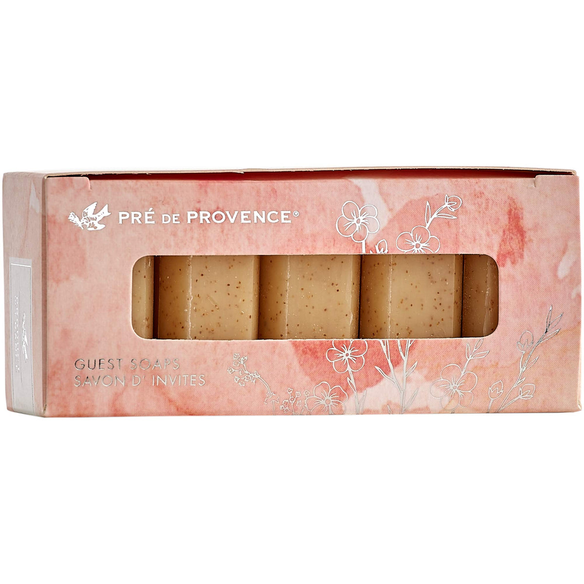 Pre De Provence Honey Almond Gift Soap Set Of 5 - Luxury Guest Bathroom Essentials