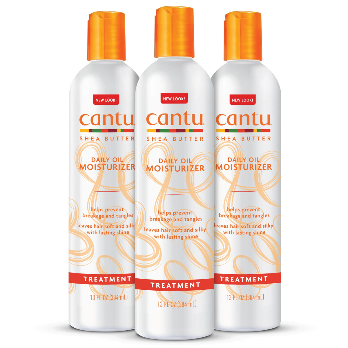 Cantu Daily Oil Moisturizer With Shea Butter, 13 Fl Oz - Pack Of 3, Hydrating Hair Care