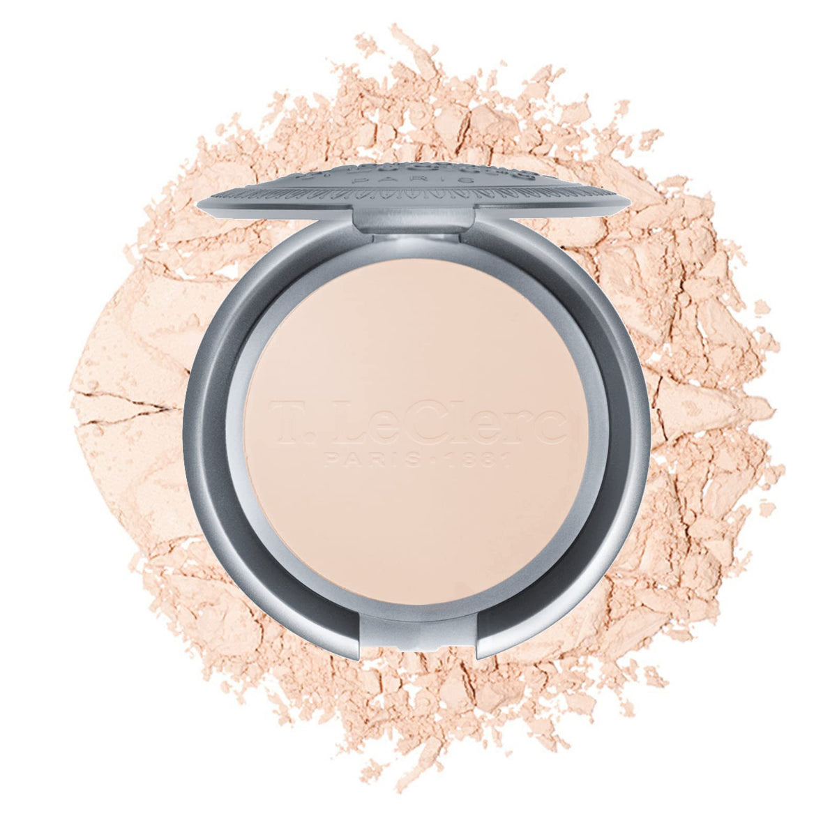 T. Leclerc No. 09 Translucide Compact Pressed Powder - Longwear Matte Finish, Airbrush Coverage