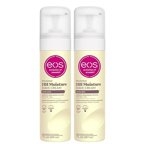 Eos Shea Better Women'S Shave Cream, Vanilla Bliss, 14 Fl Oz, 2-Pack - Smooth Skin Care