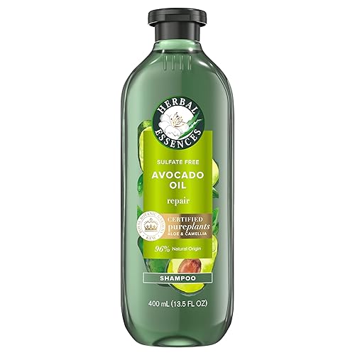 Herbal Essences Avocado Oil Shampoo, Sulfate Free, 13.5 Fl Oz, For Damaged Hair