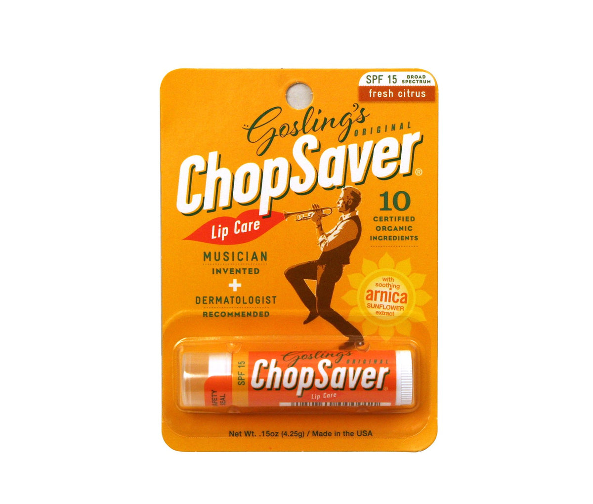 Chopsaver Lip Balm With Spf 15 Sunscreen - Original Version, 1 Count, Moisturizing Protection