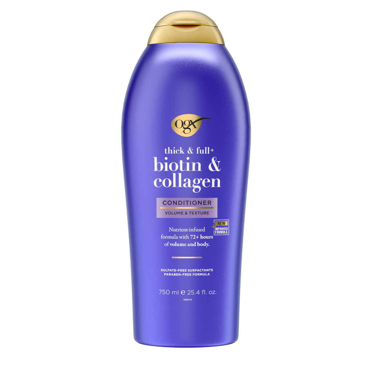 Ogx Thick & Full Biotin & Collagen Conditioner, 25.4 Fl Oz, Sulfate-Free, Volumizing Hair