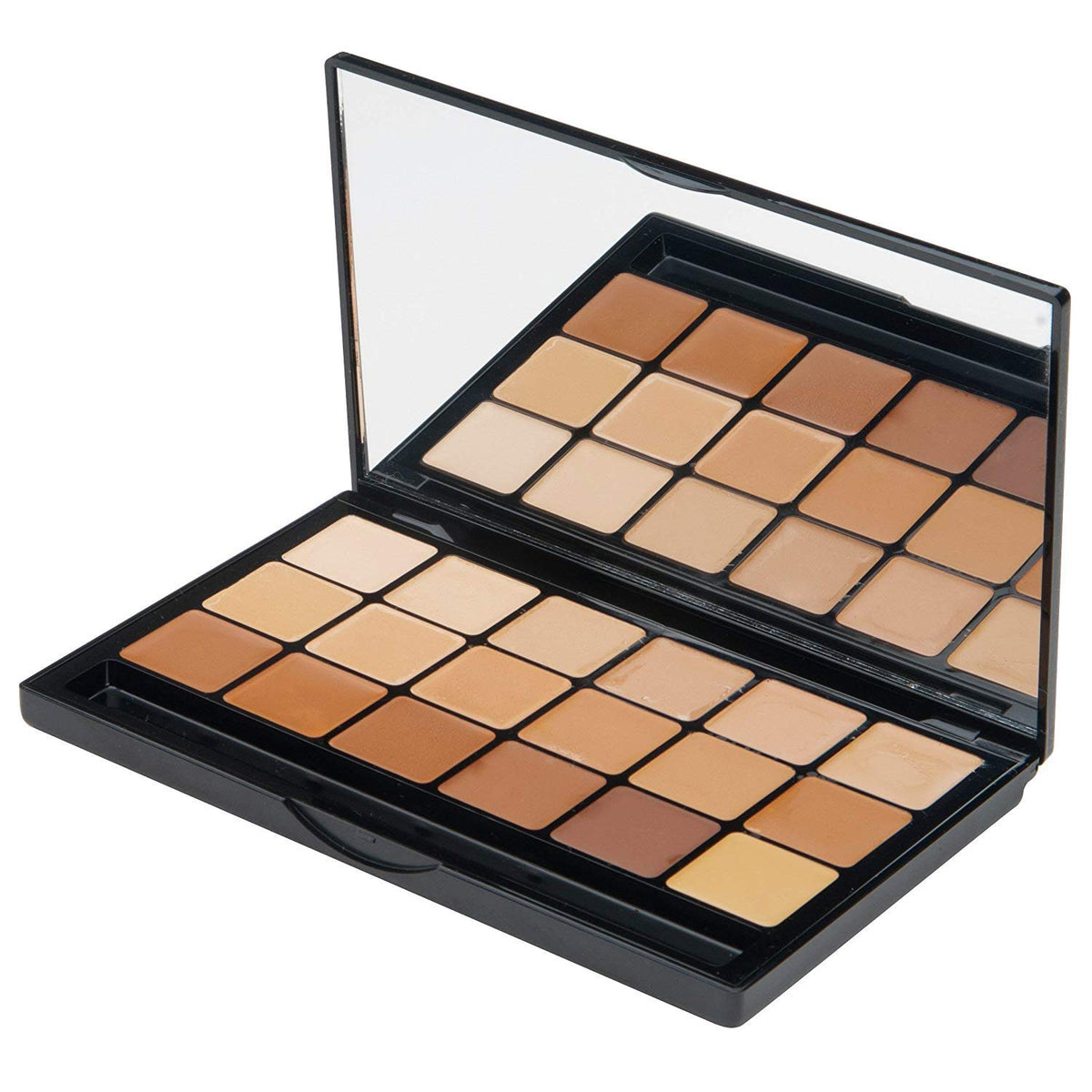 Graftobian Hd Glamour Creme Foundation Super Palette - 18 Warm Cream Shades, 1.78 Oz