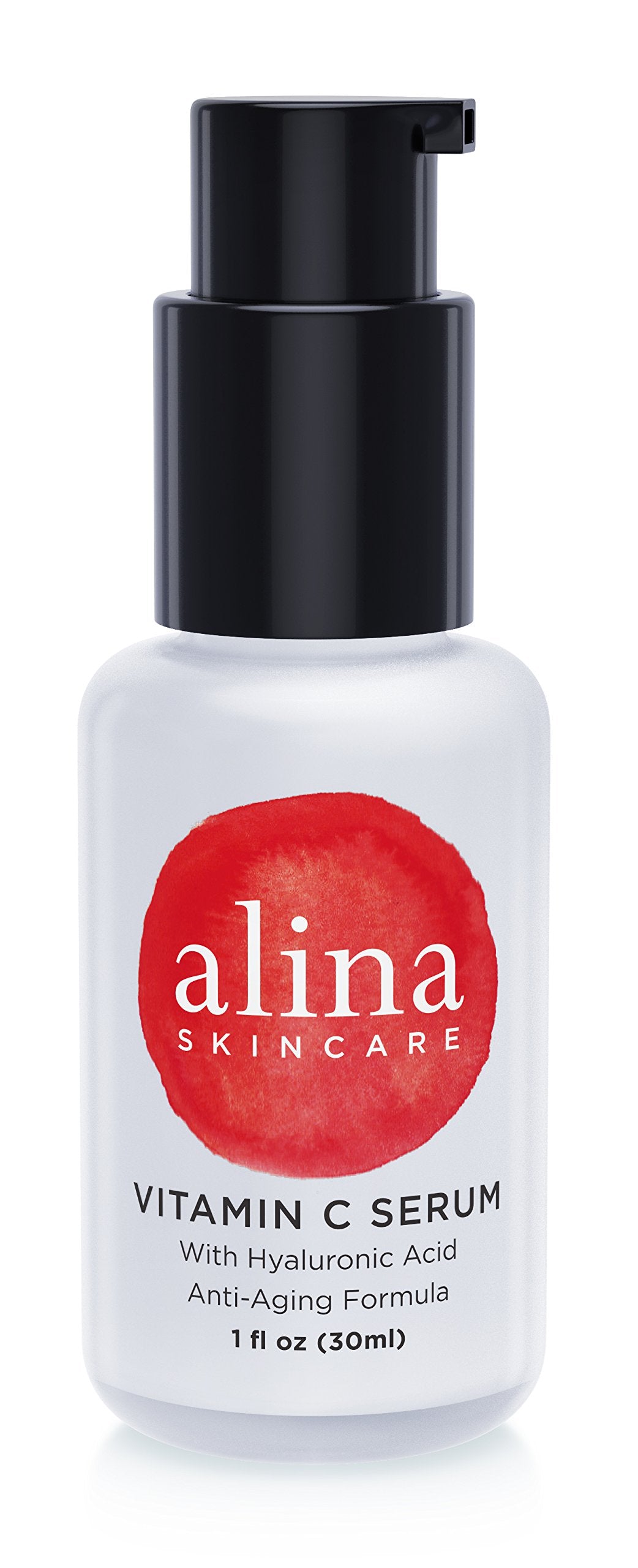 Alina Skin Care Vitamin C Serum with Hyaluronic Acid & Tea Extracts, 1 oz Moisturizer