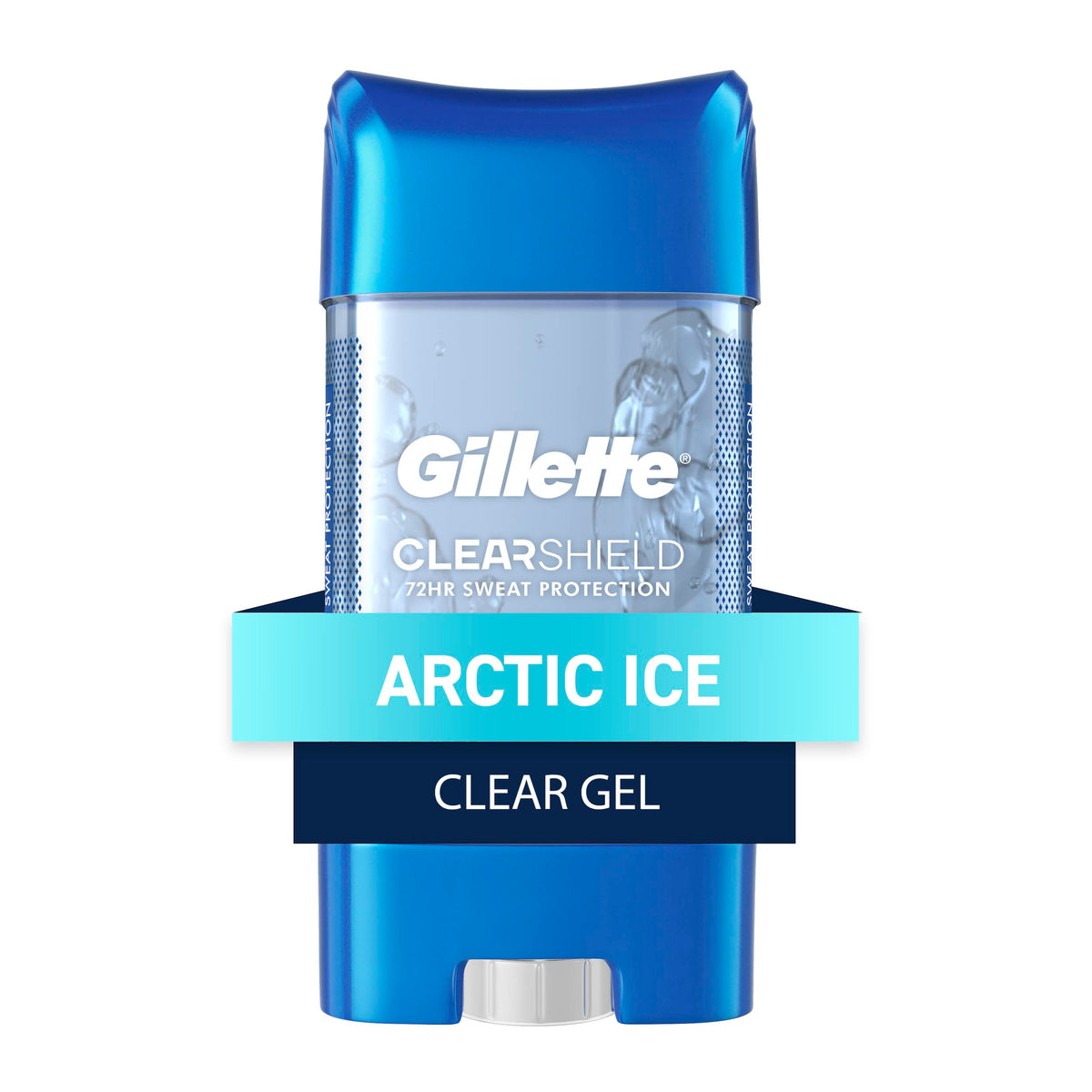 Gillette Antiperspirant Deodorant For Men, Clear Gel, Arctic Ice, 3.8Oz - Long-Lasting