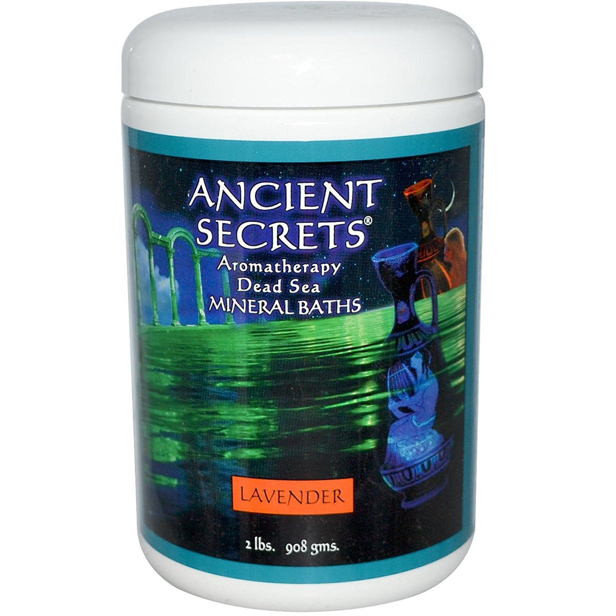 Ancient Secrets Lavender Bath Salts, 48 Oz, Relaxing Soak For Stress Relief And Aromatherapy