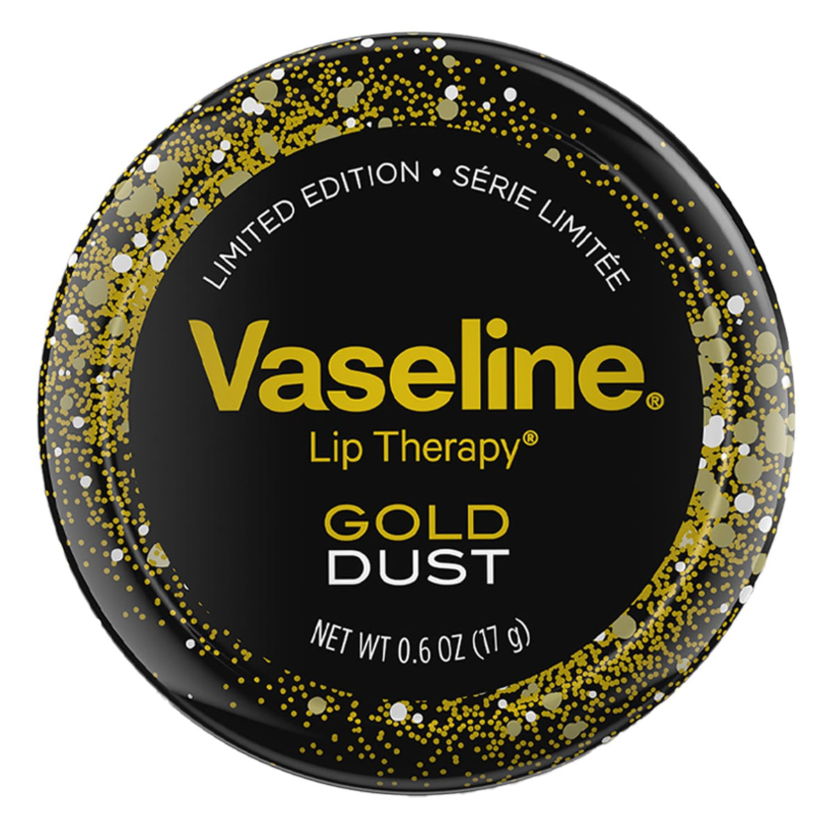 Vaseline Lip Therapy Gold Dust - Limited Edition Lip Balm & Shimmer Gloss, 0.6 Oz