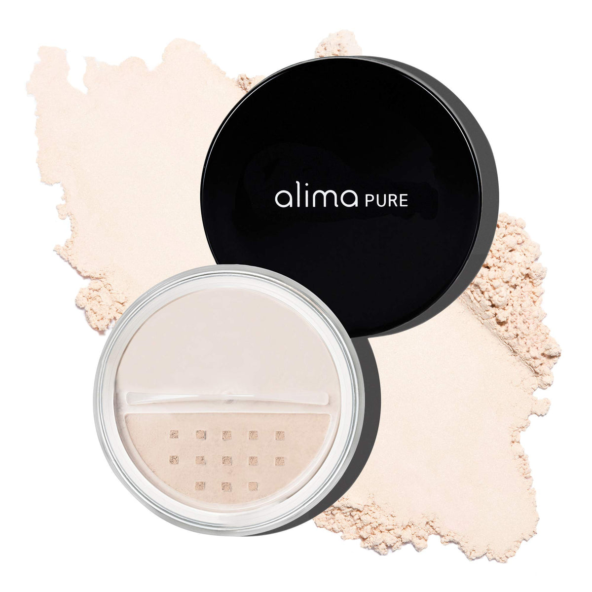 Alima Pure Cool 1 Matte Foundation - Loose Mineral Powder, Oil-Free, Full Coverage, 0.16 Oz