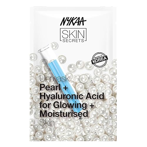 Nykaa Naturals Bubble Sheet Mask - Pearl & Hyaluronic Acid, 0.67 Oz, Hydrating Skin Treatment