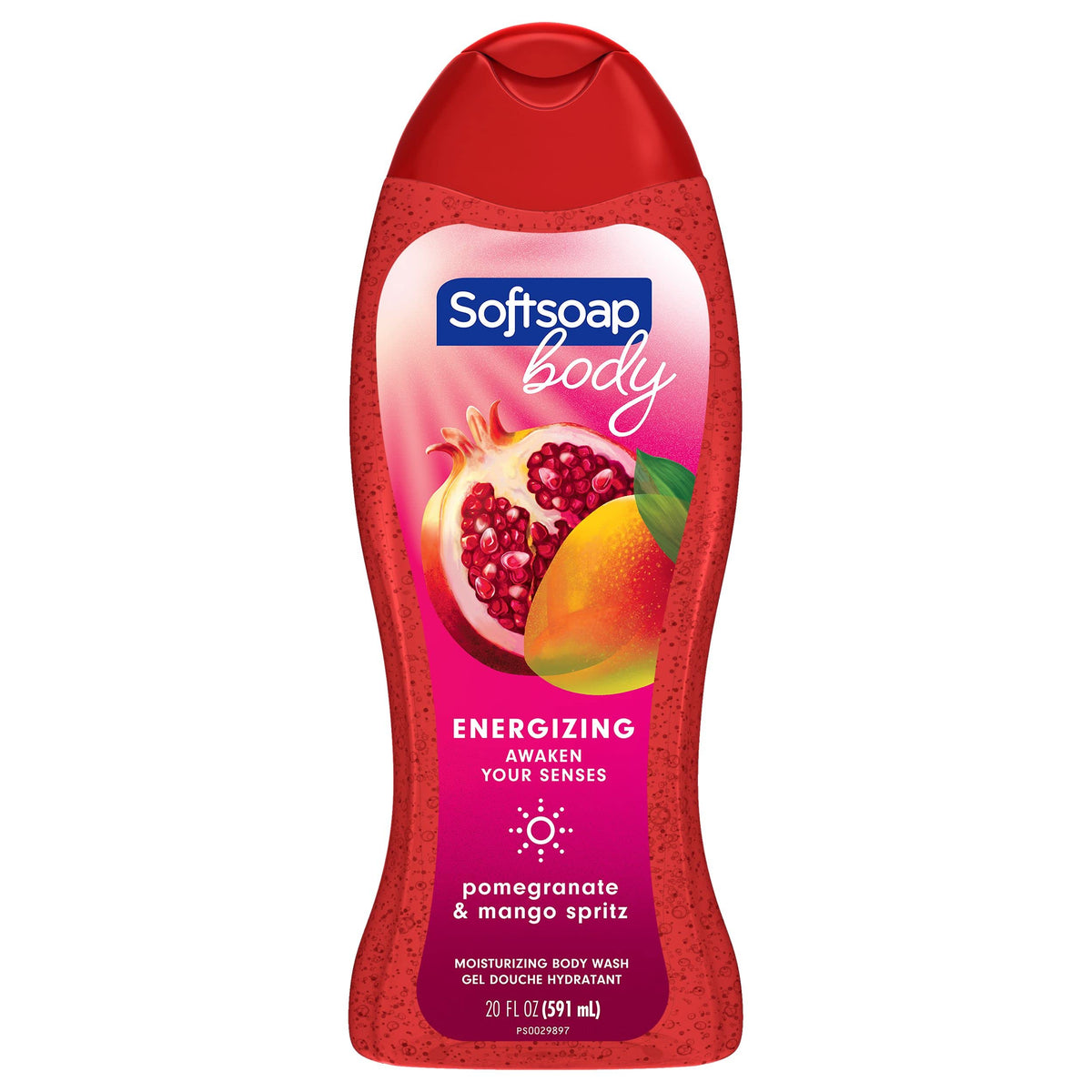 Softsoap Pomegranate & Mango Liquid Hand Soap, 20 Fl Oz, Plastic Bottle, Pack Of 1