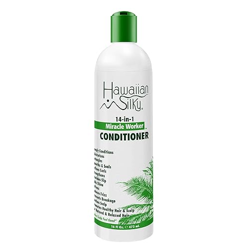 Hawaiian Silky 14 In 1 Miracle Worker Conditioner, 16Oz - Moisturizes & Detangles Hair