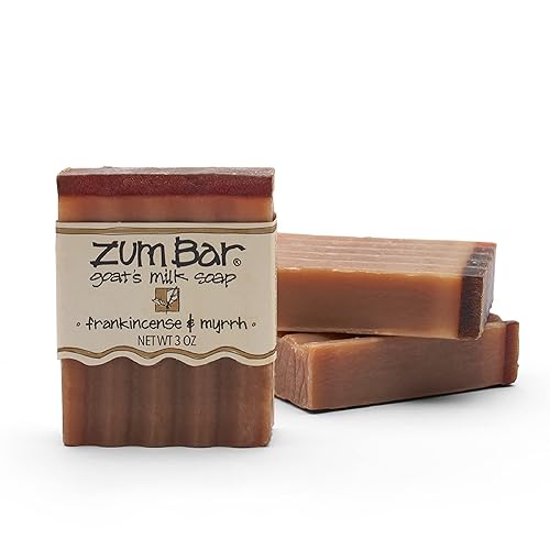 Indigo Wild Zum Bar Goat'S Milk Soap - Frankincense & Myrrh - 3 Oz (3 Pack)