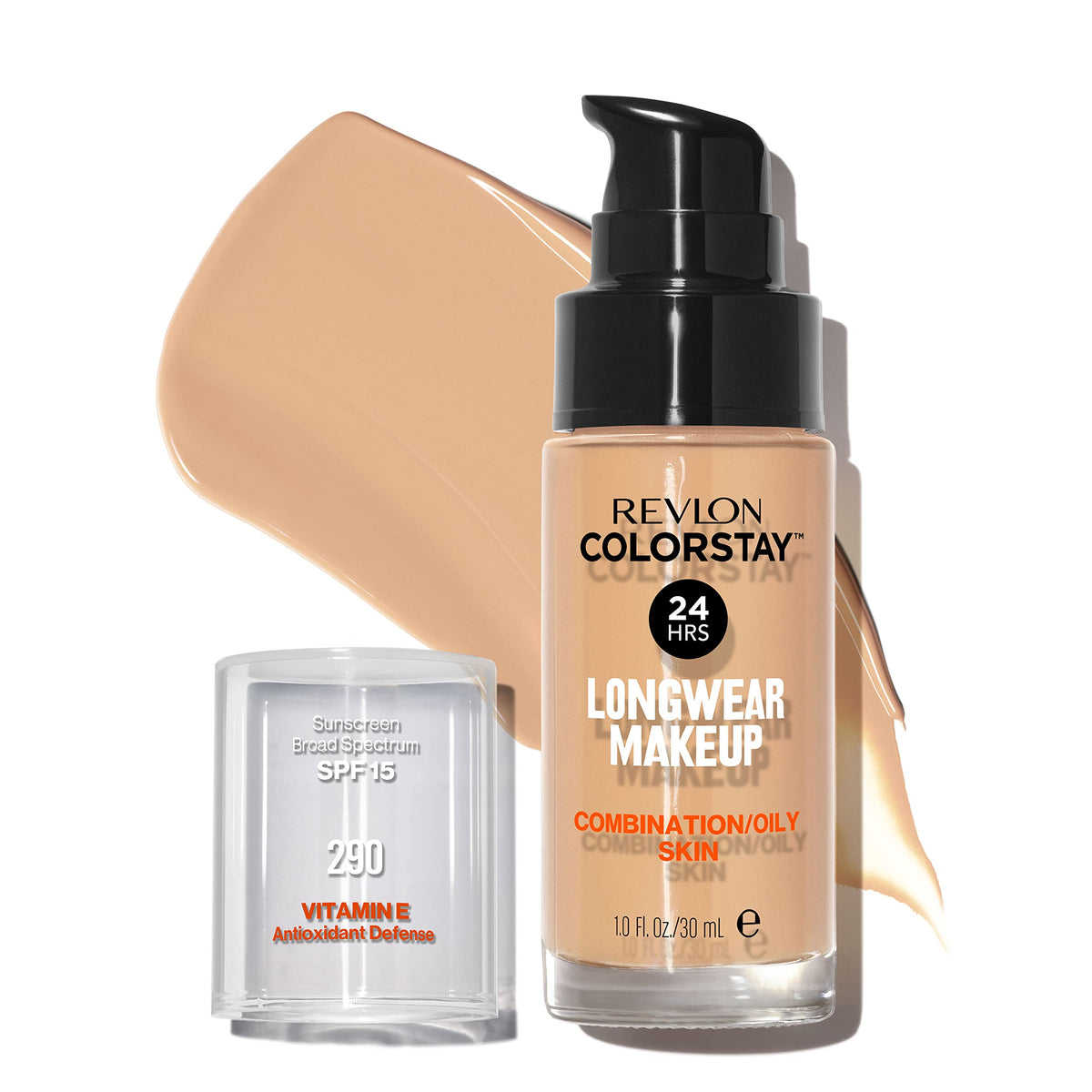 Revlon Colorstay Liquid Foundation, Matte Finish, Spf 15, Natural Ochre, 1.0 Oz For Oily Skin