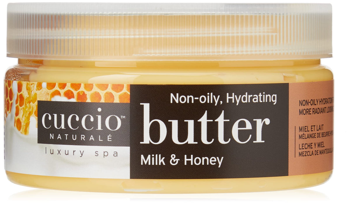 Cuccio Naturale Milk & Honey Body Cream - Ultra-Moisturizing, 8 Oz For Dry Skin Repair