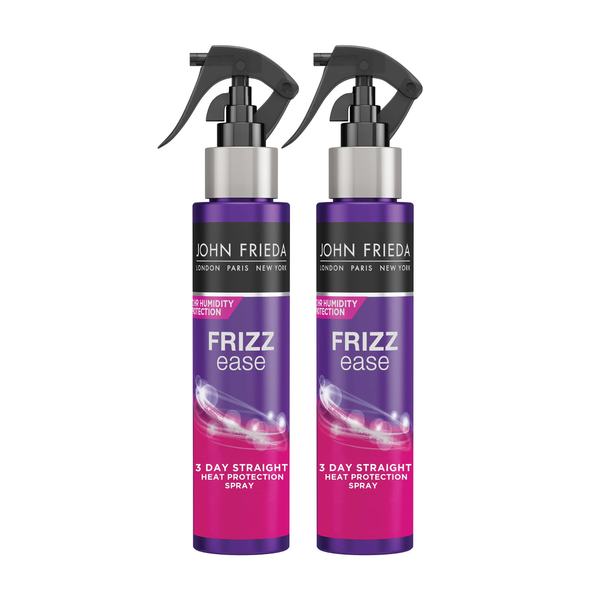 John Frieda Frizz Ease 3 Day Straight Spray, Keratin Heat Protectant for Curly Hair, 3.5 oz 