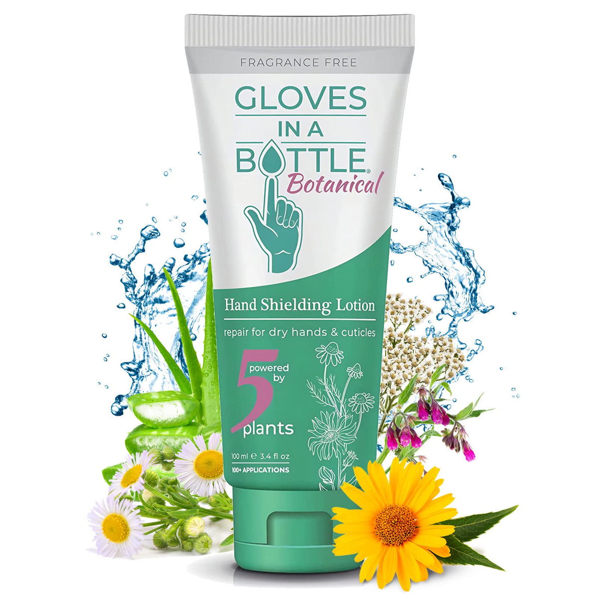 Gloves In A Bottle Shielding Lotion For Dry Skin, 3.4 Fl Oz - Hand Lotion, Botanical