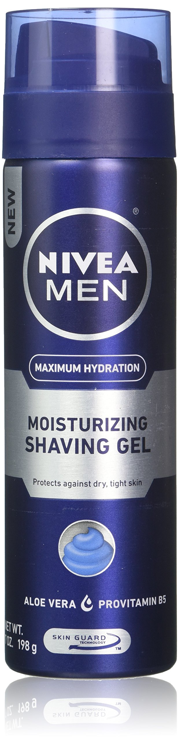 Nivea Men Moisturizing Shaving Gel, 7 Oz - Hydrating Formula For Smooth Shave