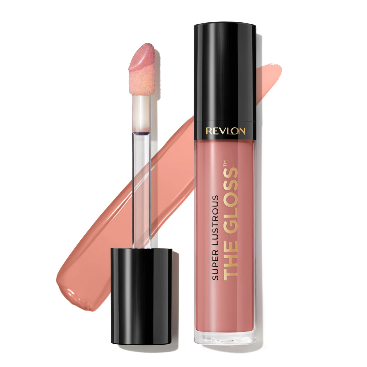 Revlon Super Lustrous Lip Gloss 215 Super Natural - Non-Sticky, Hydrating, High Shine 0.13 Oz