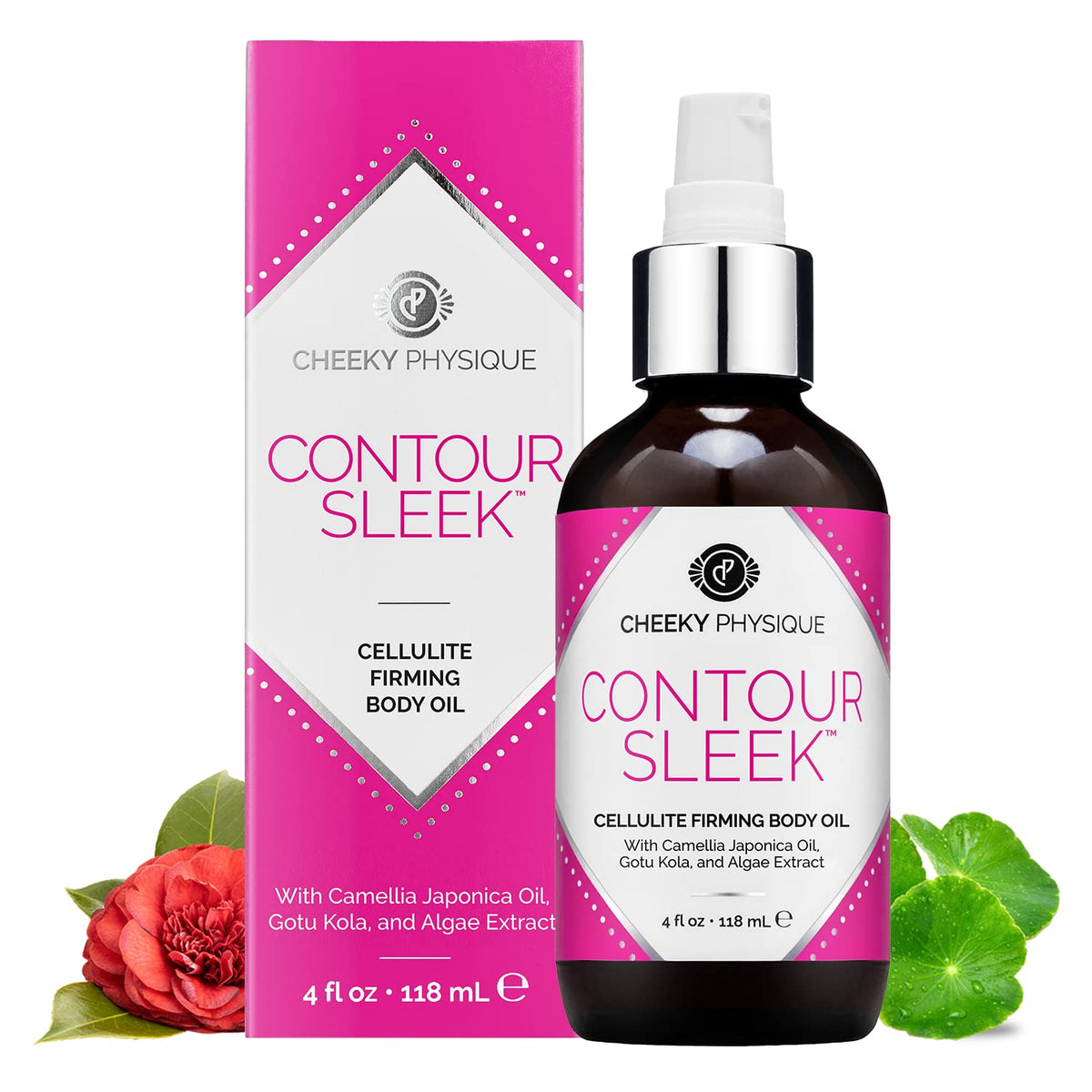 Cheeky Physique Contour Sleek Cellulite Smoothing Oil - Anti-Cellulite & Firming Treatment 4 Fl