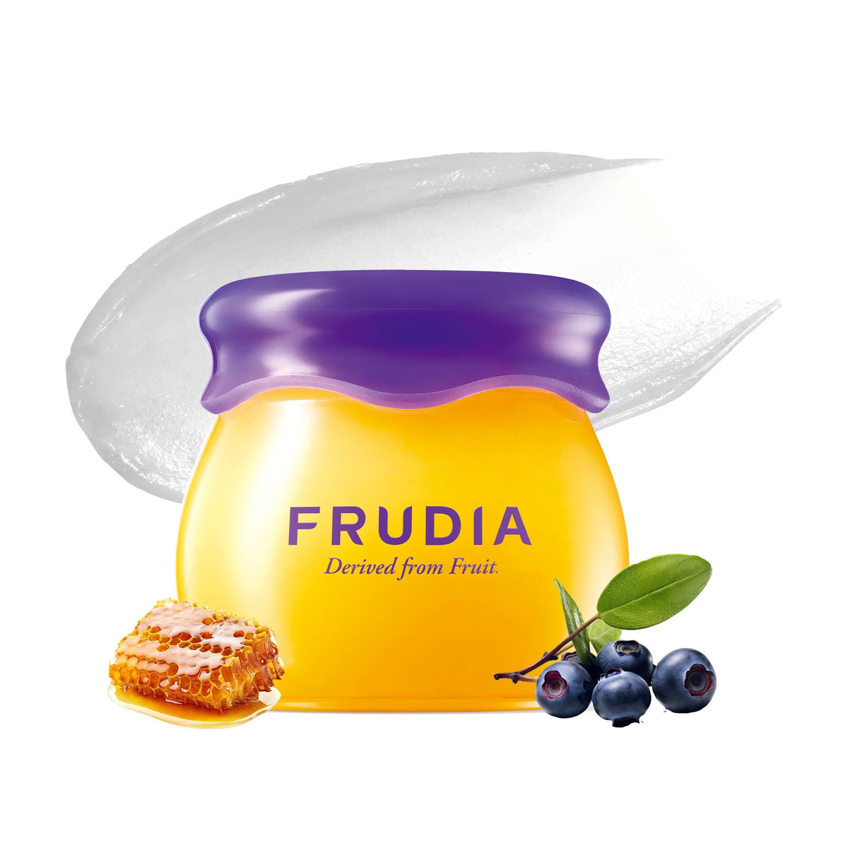 Frudia Blueberry Honey Lip Balm - Exfoliating, Moisturizing Korean Lip Care For Dry Lips, 0.35 Oz