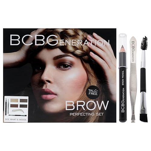 Bcbgeneration Cosmetics Brow Perfecting Set - 6 Pcs For Flawless Shaping & Grooming