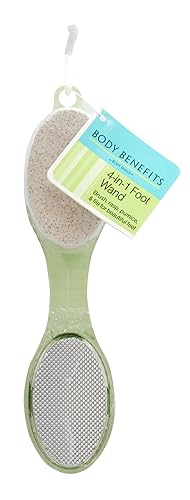 Body Benefits 4-In-1 Foot Wand - Pumice Stone & Metal For Smooth Feet, 1 Count